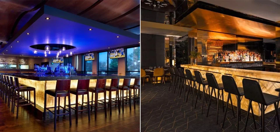 Honey Yellow Onyx Bar Tops