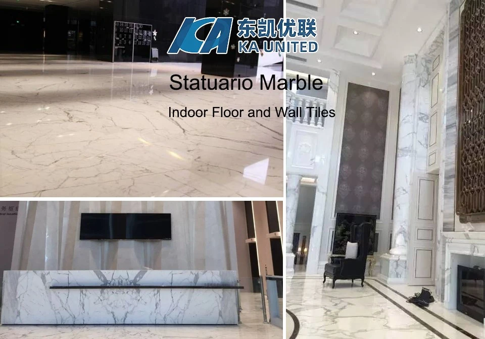 Statuario White Marble Hotel and Mansion Projects