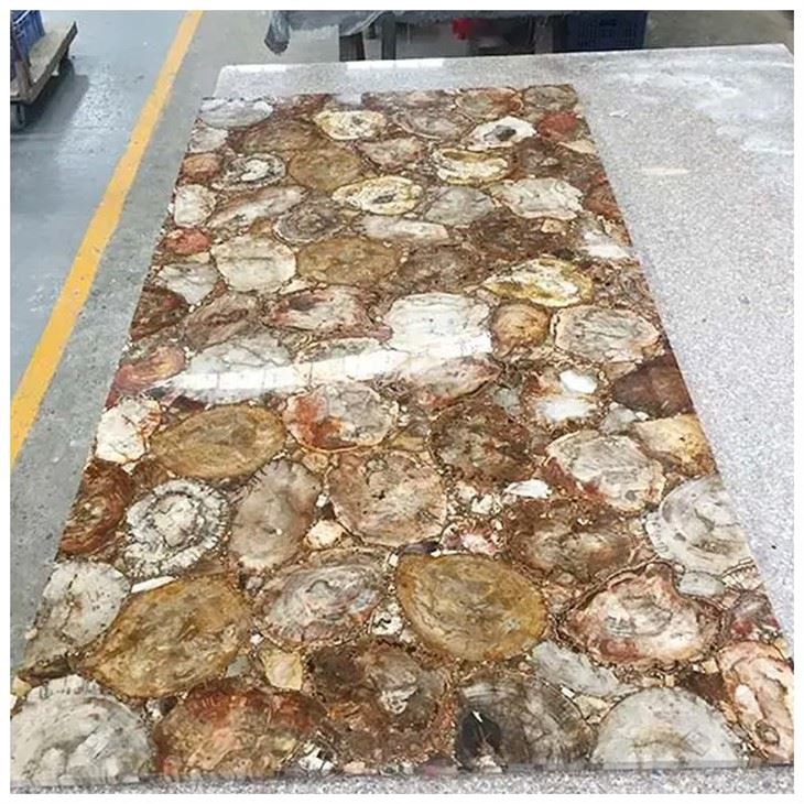 Petrified Wood Semi Precious Stone Slabs