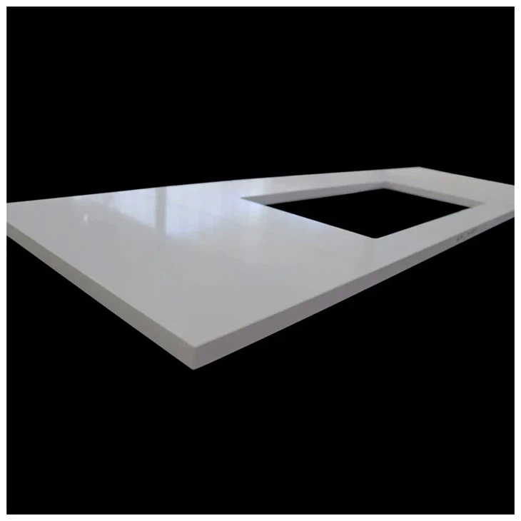 Pure White Mirrior Quartz Countertops