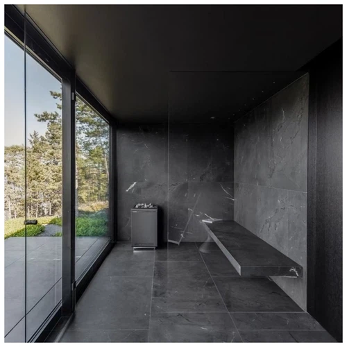 Negresco Black Quartzite Floor and Wall Project-KA UNITED Negresco Black Quartzite Floor and Wall Project-KA UNITED