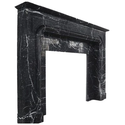 Мраморна камина Nero Marquina